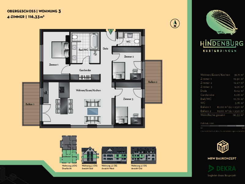 Wohnung 3 | 4 Zimmer-Wohnung