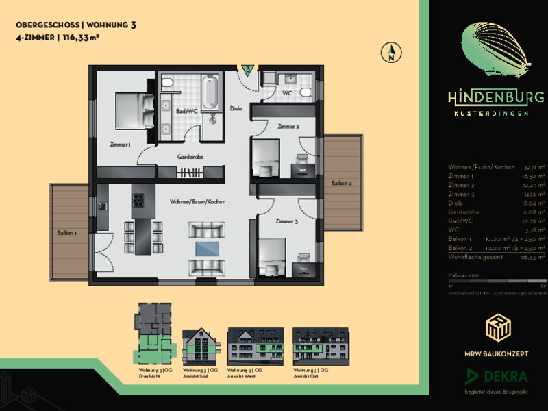 Wohnung 3 | 4 Zimmer-Wohnung